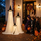 HAPPYCLUB 20260521001 3-Piece Lighted Halloween Ghost Family Set – 3Pack - L+M+S – product detail