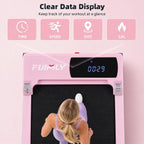 FUNMILY Under-Desk Walking Treadmill – Pink – product detail