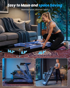 Superun Walking Treadmill – BlackBlue – product detail