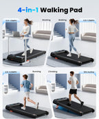 Abonow Under-Desk Walking Treadmill – Black – product detail