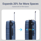 Rosamo Hardside Luggage Set – CharmBlue – product detail