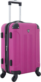 Travelers Club Hardside Carry-On Suitcase – 1-Piece (22" Carry-On), Fuchsia – Fuchsia / 1-Piece (22" Carry-On) – product detail
