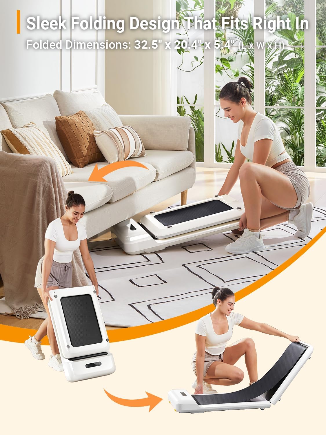 WALKINGPAD WPS1F Under-Desk Walking Treadmill – C2*white – product detail