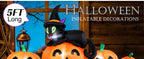 FunFanso HL18115-150 5-Foot Halloween Pumpkin & Black Cat Inflatable – 5FT Pumpkins, Orange, Black – 5FT Pumpkins / Orange, Black – product detail