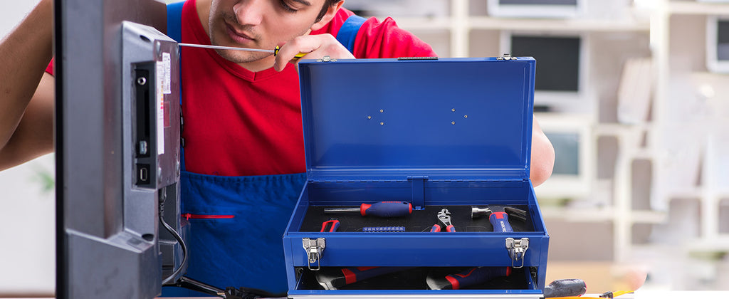 WORKPRO RM 18-Inch 2-Drawer Metal Tool Box – 18 Inch, Blue – Blue / 18 Inch – product detail
