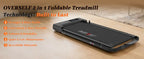 OVER SELF 2-in-1 Foldable Treadmill - 2in1 Walk/Roll, Remote Control, Adjustable Incline, Low Noise, Portable Compact Design, Indoor Exercise Home Gym Cardio Equipment, Caminadora, DealsForYouDays · 20