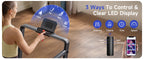 YPOO M4138L Walking Treadmill – Dark Black – product detail