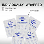 ARCHXX Individually Wrapped Screen Wipes, 120-Pack