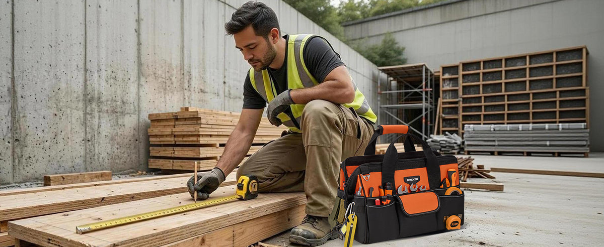 Amento 22-Pocket Oxford Tool Bag, 16 or 18 Inch