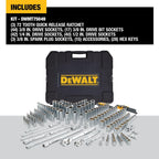 DEWALT DWMT75049 192-Piece Mechanics Socket and Ratchet Set – Multi – product detail