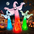 zukakii QM-WS-021 12-Foot Halloween Ghost Inflatable – White