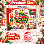 Christmas Squishy Advent Calendar 2026, 24-Day Surprise Squishies Countdown · 6