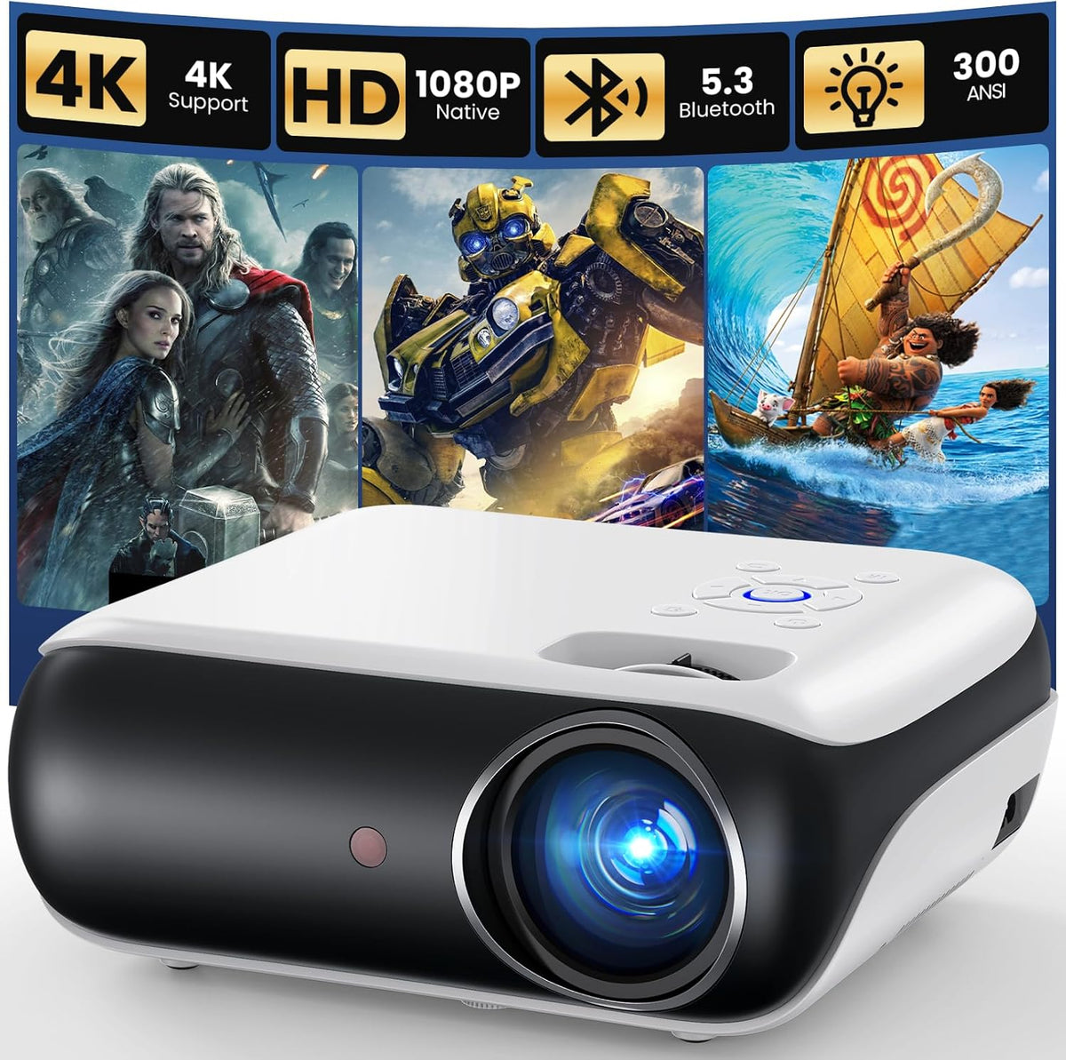 HAPPRUN projector product view 1