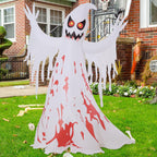 GOOSH 69589 8.2-Foot Halloween Ghost Inflatable – White and Red – product detail