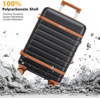 Velaybor LUG190602# Luggage Set – 3 Piece Set (20inch), Black – Black / 3 Piece Set (20inch) – product detail