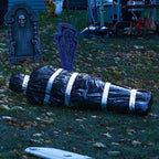 AnanBros JUTU-CD 5-Foot Halloween Inflatable Mannequin & Body Bag Prop Set – Silver,Black – product detail