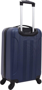 Travelers Club TBF-A1620-410 Suitcase – 1-Piece (20-Inch), Navy Blue – Navy Blue / 1-Piece (20-Inch) – product detail