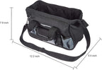 Amazon Basics TB001 12-Inch 16-Pocket Tool Bag – Small Standard Bag, Black & Gray – Small Standard Bag / Black & Gray – product detail