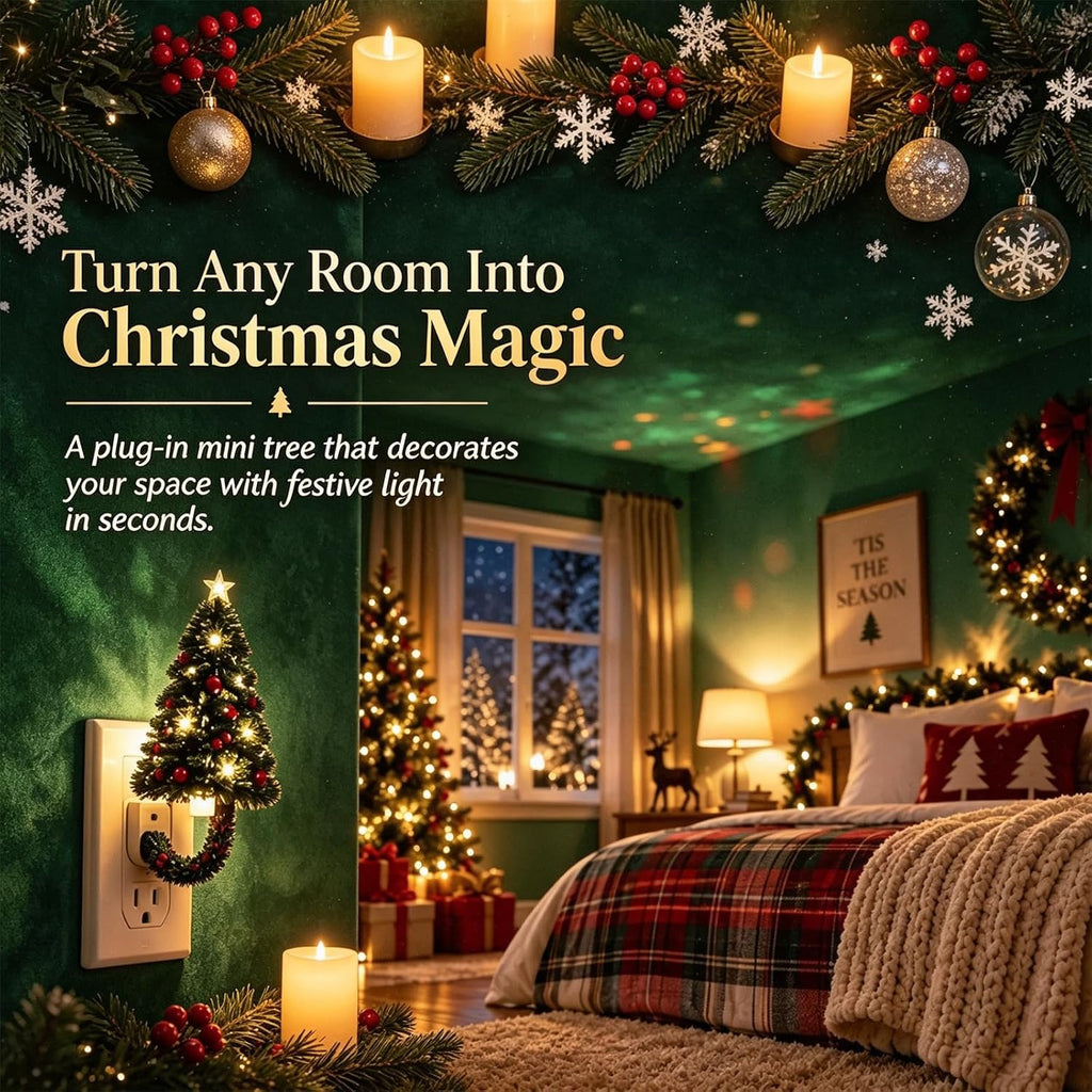 Christmas Tree Ceiling Projector Night Light, Plug and Play HD Christmas Projector · 5