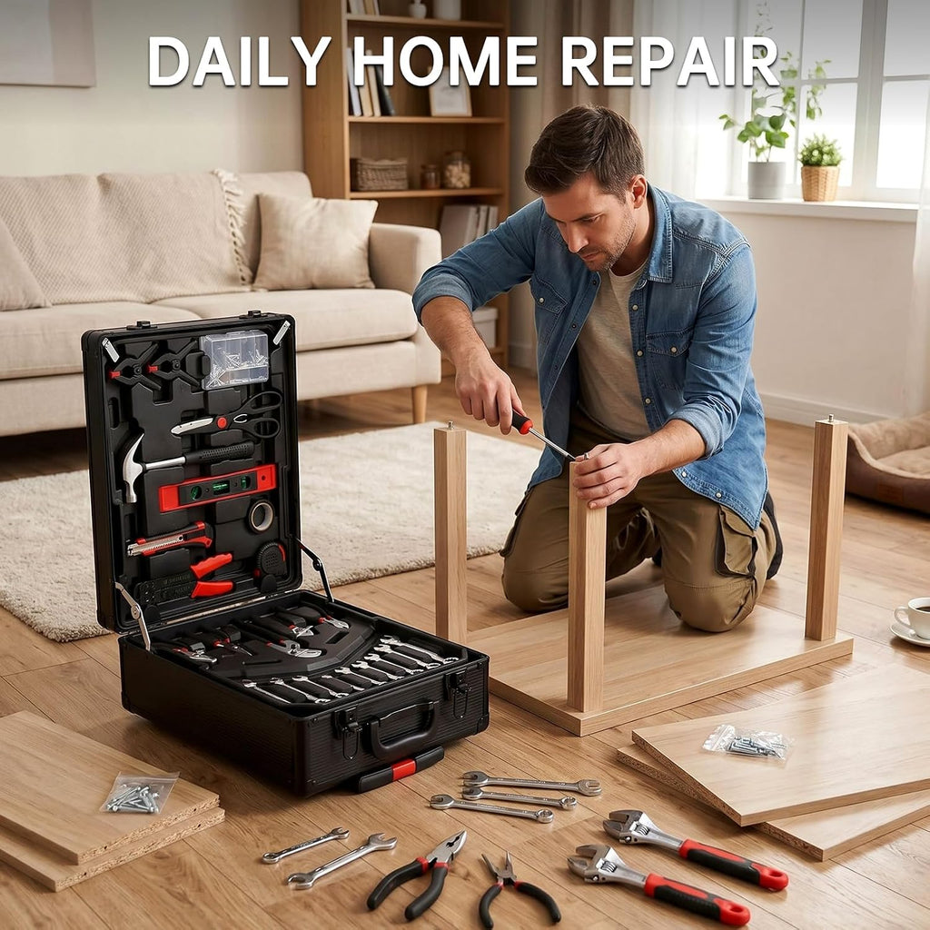 TLGREEN 799-Piece Mechanic Tool Set with Rolling Tool Box, Black · 4