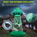 ZPISF UFO Inflatable - 001 10-Foot Halloween UFO & Cow Inflatable – 10 FT UFO Abduction – product detail