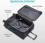 American Tourister 142353-2011 Softside Suitcase – 24 SPINNER, Purple Orchid – Purple Orchid / 24 SPINNER – product detail