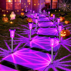 DenicMic CL-XDC Halloween Solar Lights – Purple 10Pack – product detail