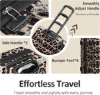VIVIcity HW-BaoWen-20in Carry-On Suitcase – S (20 In Carry-on), Leopard Print – Leopard Print / S (20 In Carry-on) – product detail