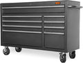 WEN GG532B 52-Inch 9-Drawer Rolling Tool Cabinet – 52-Inch Bottom, Black