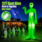 zukakii QM-WS-026 12-Foot Halloween Alien Inflatable – green – product detail
