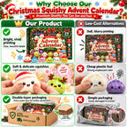 Christmas Squishy Advent Calendar 2026, 24-Day Surprise Squishies Countdown · 7