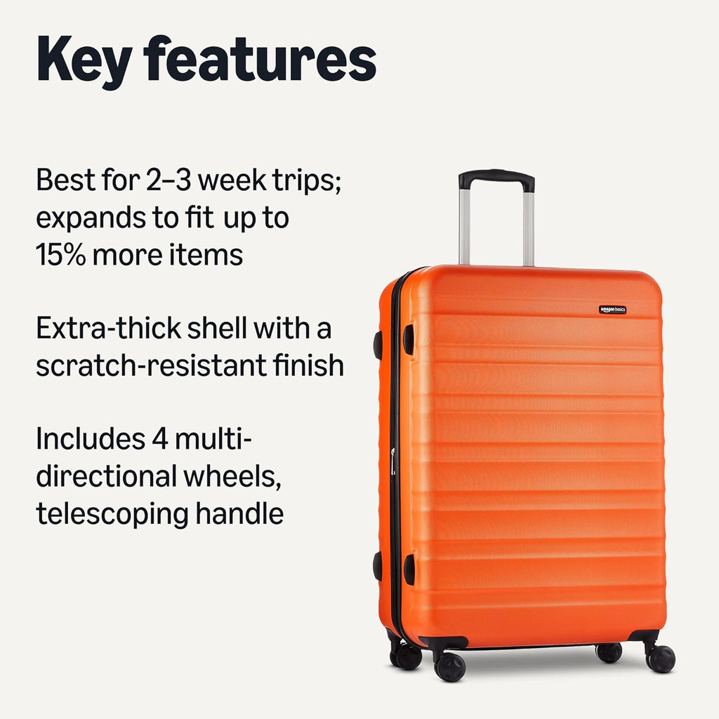 Amazon Basics Expandable Hardside Luggage, Multiple Sizes and Sets