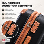 CONCEPTEN C5 Hardside Luggage Set – Black – product detail