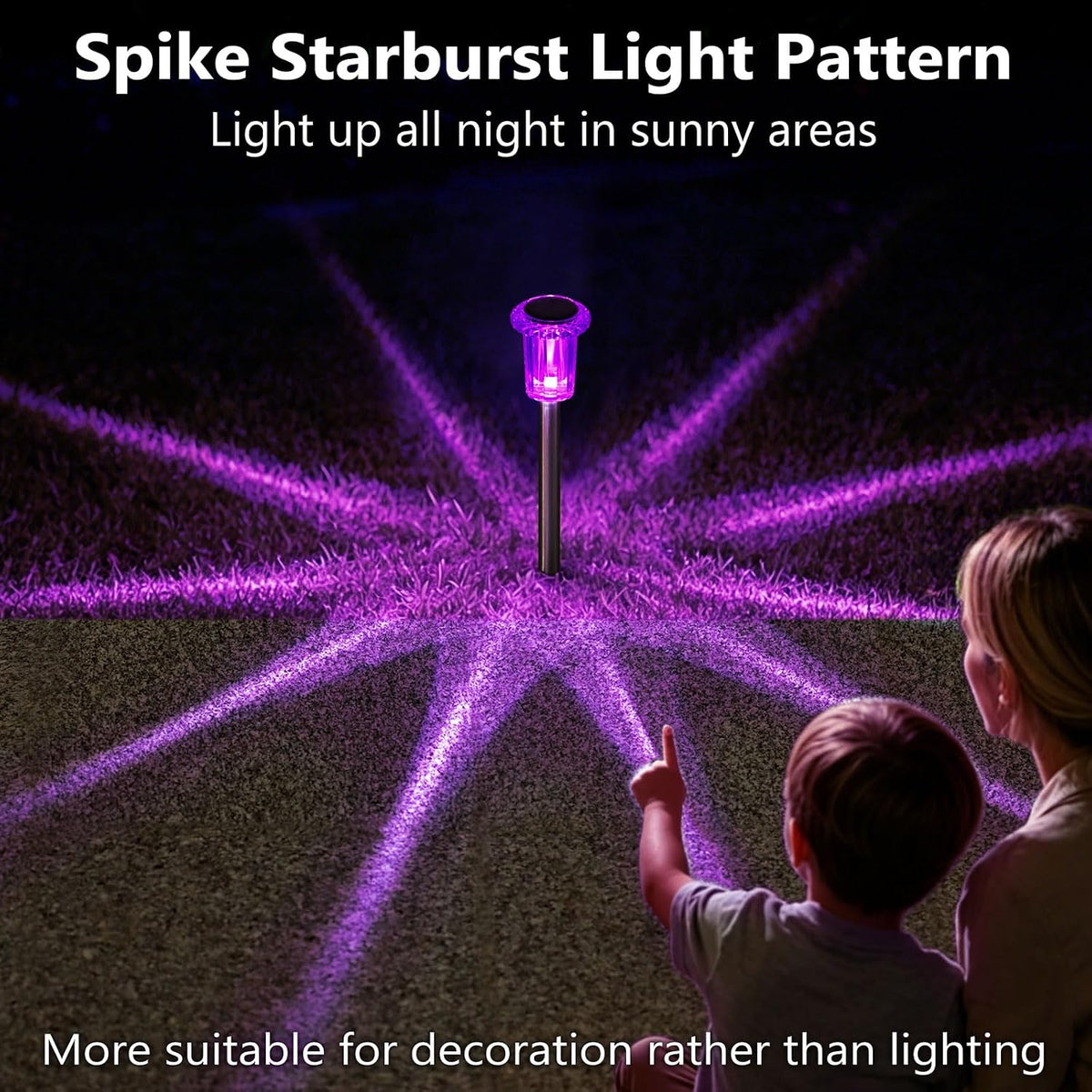 DenicMic CL-XDC Halloween Solar Lights – Purple 10Pack – product detail