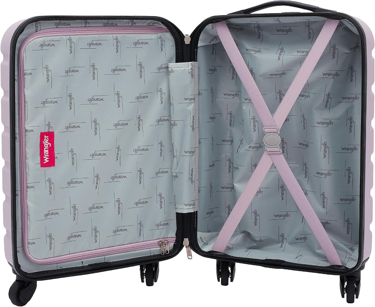 Wrangler Hardside Spinner Carry-On Suitcase – Lilac – product detail