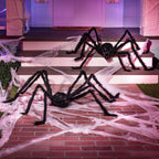 JOYIN 10871 2-Pack Hairy Halloween Spider Decorations – 59inch, Black – 59inch / Black – product detail