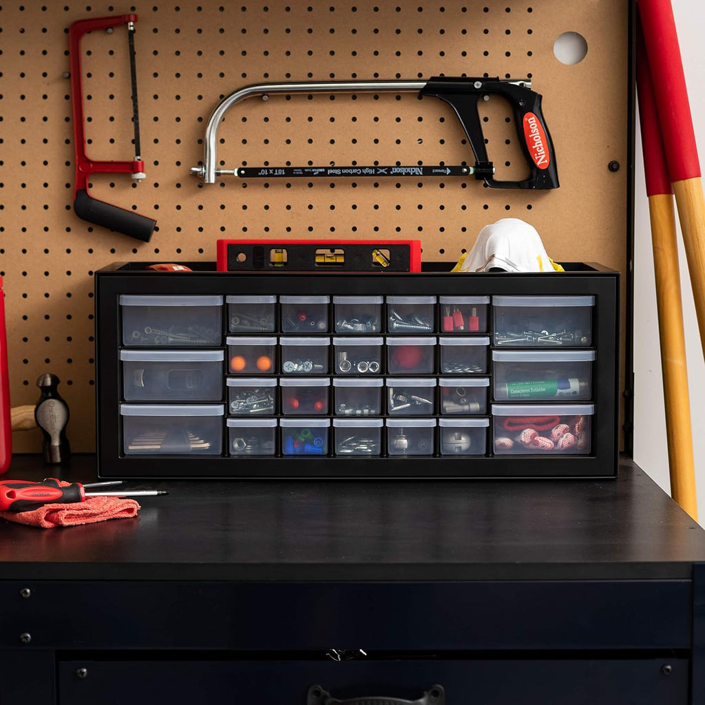IRIS USA 587657 26-Drawer Parts and Craft Organizer – 26 Drawer, Black – Black / 26 Drawer – product detail