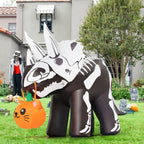 COMIN CO-69429 6.5-Foot Halloween Skeleton Dinosaur Inflatable – Black – product detail