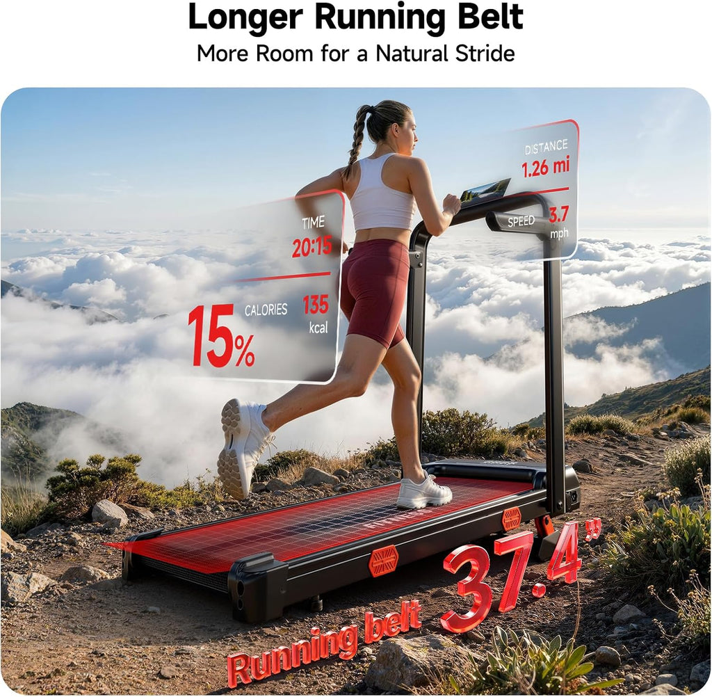 RHYTHM FUN CP03 Walking Treadmill – Matte Black – product detail