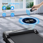 THERUN YT05-C-YIN Under-Desk Walking Treadmill – Coal Black – product detail