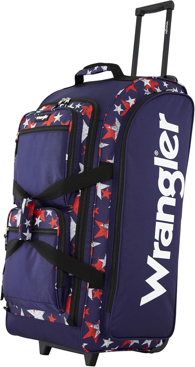 Wrangler Wesley 30-Inch Rolling Duffel Bag