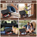 Zelphvt 5507DATD4778 Oxford Fabric Zippered Tool Bag – Black – product detail