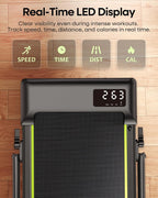 HADMAX H100 Walking Treadmill – Chartreuse – product detail