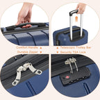 Sweetcrispy T-2LG-20BU-1 Carry-On Suitcase – 20 Inch, Blue – Blue / 20 Inch – product detail