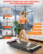 Mokirui Under-Desk Walking Treadmill – BLACK – product detail