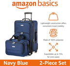 Amazon Basics Softside Luggage Set, 23-Inch Suitcase & 15-Inch Tote