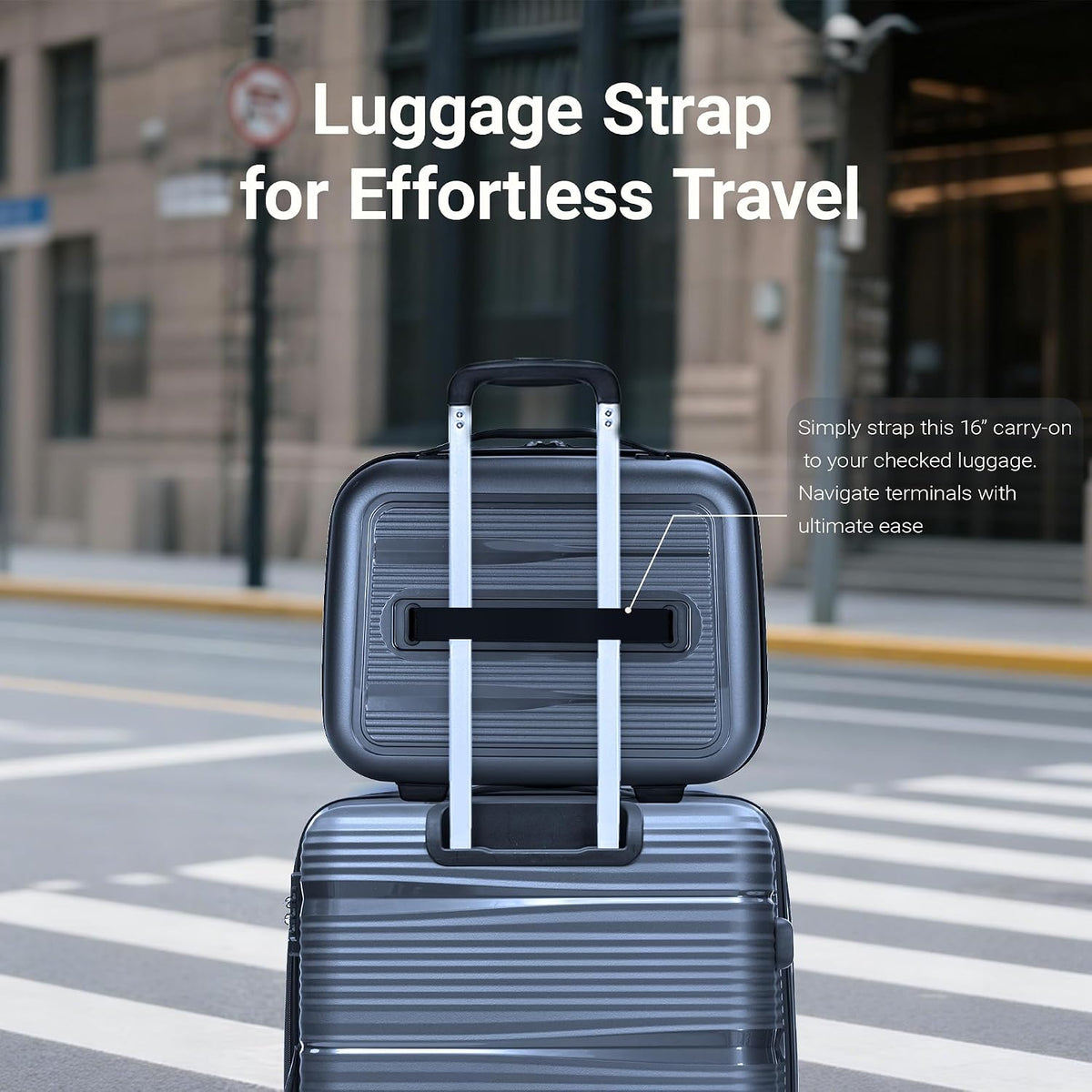 Rosamo Hardside Luggage Set – CharmBlue – product detail