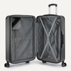 Amazon Basics Hardside Luggage Set – 3-Piece Luggage Set, Black – Black / 3-Piece Luggage Set – product detail