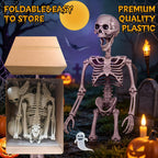 wymulot 2-Pack 40-Inch Posable Halloween Skeletons – 2 Pack 40 Inches Halloween Skeleton – product detail