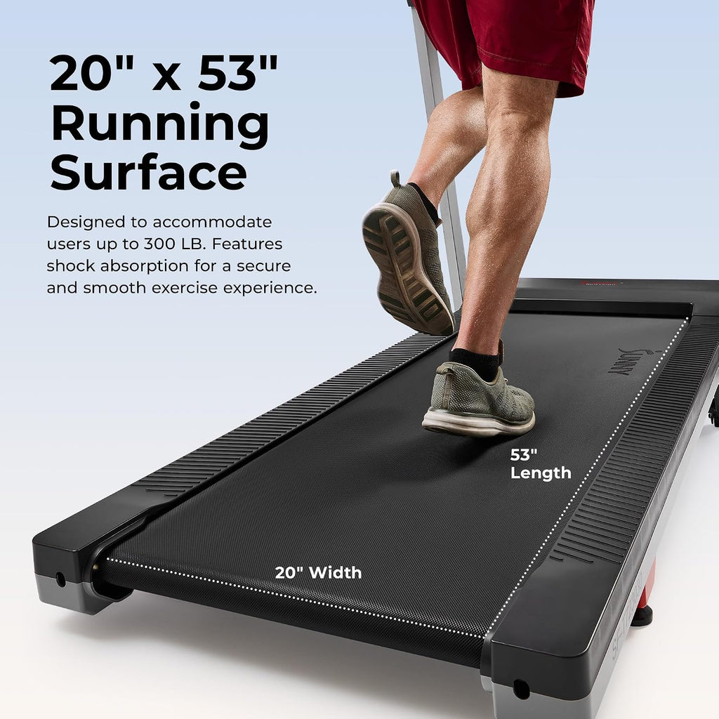 Sunny Health & Fitness SF-T723030 Walking Treadmill – Gray – product detail